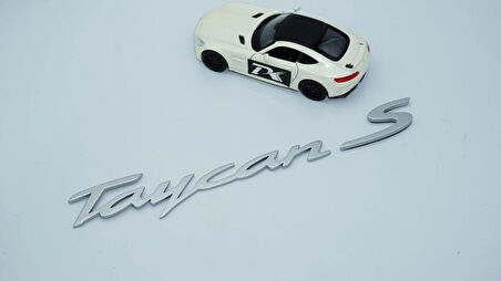 DK Tuning Porsche Taycan S Bagaj 3M 3D Gri ABS Yazı Logo Amblem