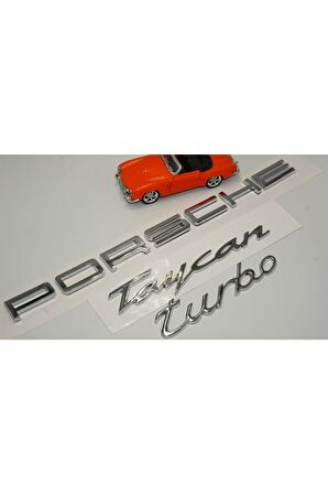 Porsche Taycan Turbo Bagaj 3m 3d Abs Yazı Logo Amblem Seti
