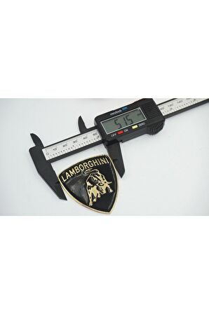 Lombarghini Krom Metal Body 3m 3d Logo Amblem