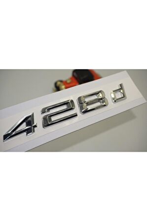 Bmw 428d Bagaj Krom Metal 3m 3d Yazı Logo