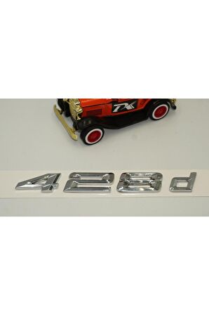 Bmw 428d Bagaj Krom Metal 3m 3d Yazı Logo