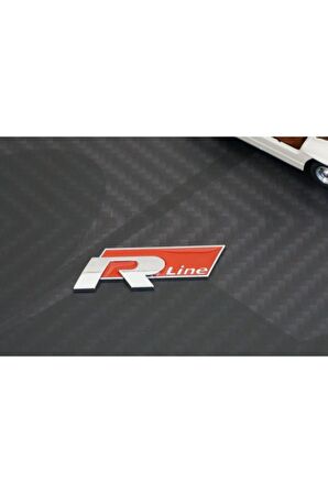 Audi R Line Bagaj 3m 3d Krom Metal Logo