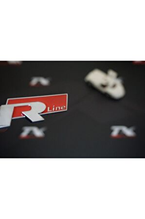 R Line Çamurluk Yanı 3m 3d Krom Metal Logo Seti