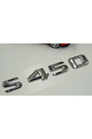 S450 Bagaj Krom Metal 3m 3d Yazı Logo