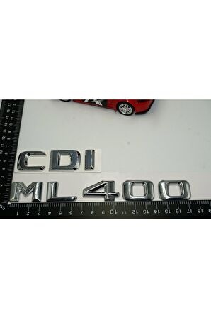 Benz Ml 400 Cdı Bagaj Krom Metal 3m 3d Yazı Logo