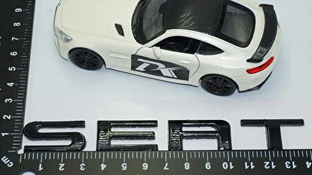 DK Tuning Seat Siyah ABS 3M 3D Bagaj Yazı Logo