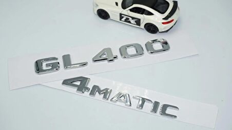 DK Tuning GL400 4Matic Bagaj Krom ABS Yazı Logo Benz İle Uyumlu