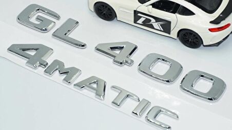 DK Tuning GL400 4Matic Bagaj Krom ABS Yazı Logo Benz İle Uyumlu