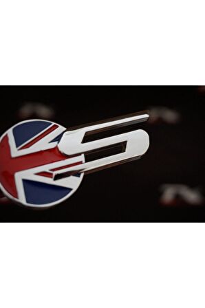 S English Flag Metal 3m Bagaj Yazı Logo Amblem