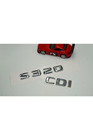 S320 Cdı Bagaj Krom Metal 3m 3d Yazı Logo