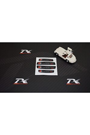 Audi S Line Sport Logo Kapı Kenarı Koruma Damla Desen 3m Band