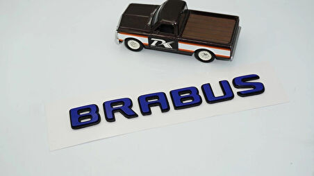 DK Tuning Brabus Bagaj Mavi Siyah ABS Yazı Logo Arma