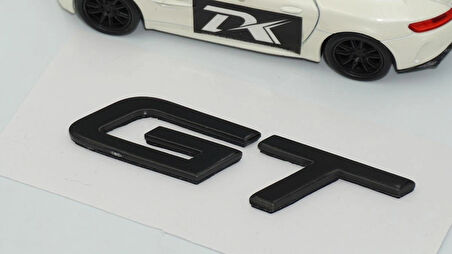 DK Tuning Peugeot Yeni GT Bagaj 3M 3D Siyah ABS Yazı Logo