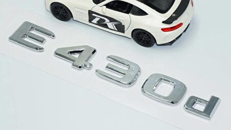 DK Tuning E430d Bagaj Krom ABS 3M 3D Yazı Logo Benz İle Uyumlu