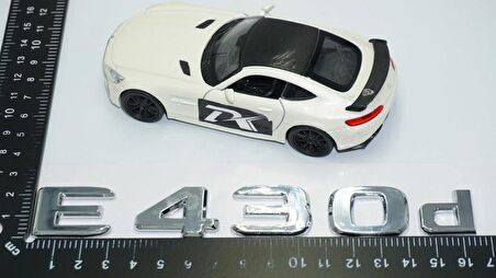 DK Tuning E430d Bagaj Krom ABS 3M 3D Yazı Logo Benz İle Uyumlu