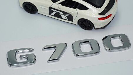 DK Tuning G 700 Bagaj Krom ABS 3M 3D Yazı Logo Benz İle Uyumlu