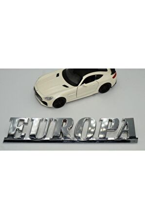 19 Europa Bagaj Krom Abs 3m 3d Yazı Logo