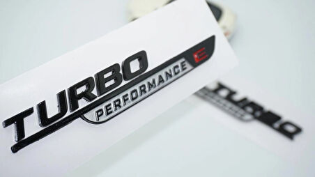 DK Tuning Turbo E Performance Gri Çamurluk Yanı Logo Benz İle Uyumlu