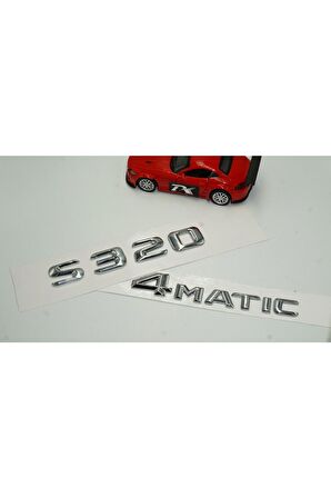 S320 4matic Bagaj Krom Metal 3m 3d Yazı Logo