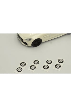 Suzuki Uyumlu Logo Jant Torpido Direksiyon 9mm Damla Sticker Logo Seti
