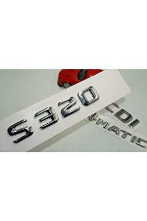 S320 Cdı 4matic Bagaj Krom Metal 3m 3d Yazı Logo