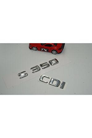 Benz S350 Cdı Bagaj Krom Metal 3m 3d Yazı Logo
