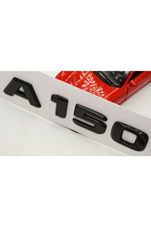 A 150 Bagaj Parlak Siyah Abs 3m 3d Yazı Logo