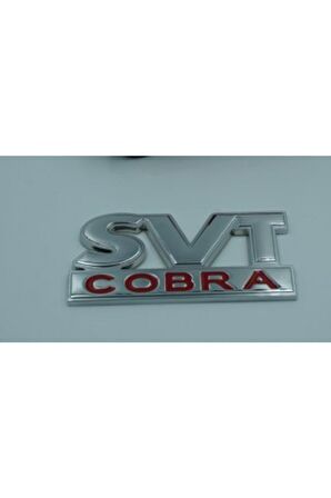 Ford Shelby Svt Cobra Bagaj Krom Metal 3m 3d Logo Amblem