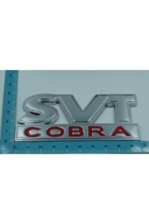 Ford Shelby Svt Cobra Bagaj Krom Metal 3m 3d Logo Amblem