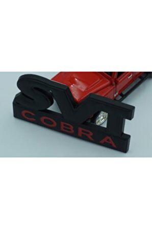 Ford Shelby Svt Cobra Bagaj Krom Metal 3m 3d Logo Amblem