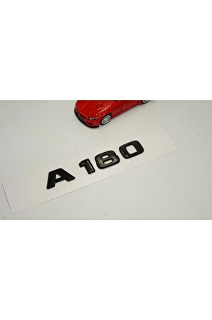 A 180 Bagaj Parlak Siyah Abs 3m 3d Yazı Logo
