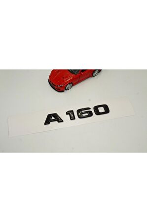 A 160 Bagaj Parlak Siyah Abs 3m 3d Yazı Logo