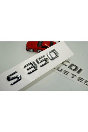 Benz S350 Cdı Bluetec Bagaj Krom Metal 3m 3d Yazı Logo
