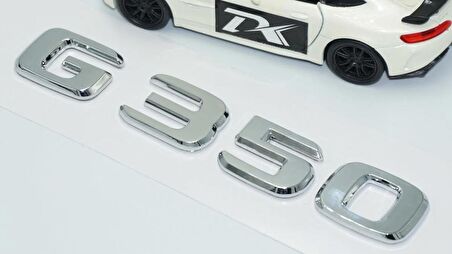 DK Tuning G350 Bagaj Krom ABS 3M 3D Yazı Logo Benz İle Uyumlu