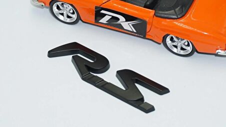 DK Tuning RS Bagaj 3M Siyah Metal Logo Arma Dacia İle Uyumlu