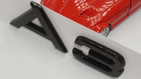 DK Tuning Audi A3 Bagaj Parlak Siyah 3M Yazı Logo Orjinal Ürün