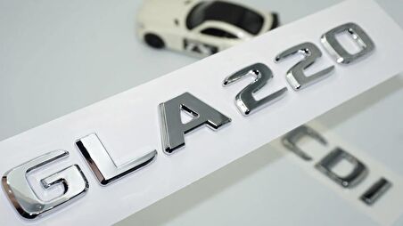 DK Tuning GLA 220 CDi Bagaj Krom ABS Yazı Logo Benz İle Uyumlu