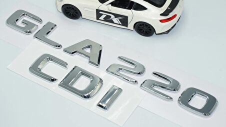 DK Tuning GLA 220 CDi Bagaj Krom ABS Yazı Logo Benz İle Uyumlu