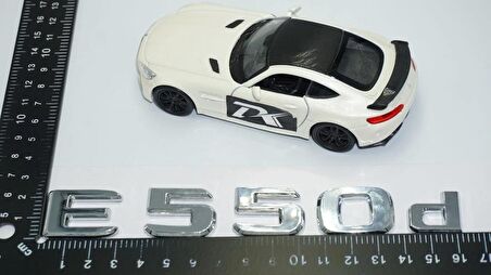 DK Tuning E550d Bagaj Krom ABS 3M 3D Yazı Logo Benz İle Uyumlu