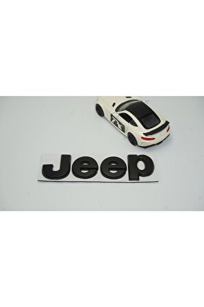 Jeep Kaput Bagaj 3m 3d Siyah Metal Logo Amblem Arma