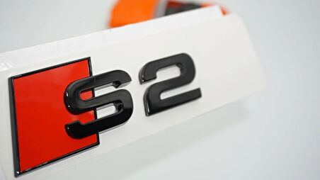 DK Tuning S2 Siyah ABS Bagaj Logo Arma Audi İle Uyumlu