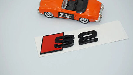 DK Tuning S2 Siyah ABS Bagaj Logo Arma Audi İle Uyumlu