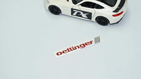 DK Tuning Oettinger Torpido Metal Sticker Volkswagen İle Uyumlu