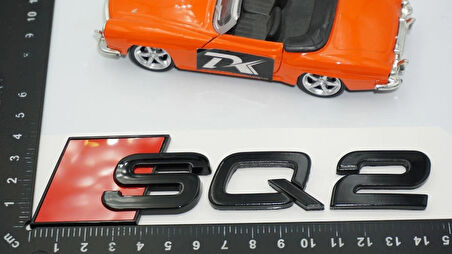 DK Tuning SQ2 Siyah ABS Bagaj Logo Arma Audi İle Uyumlu