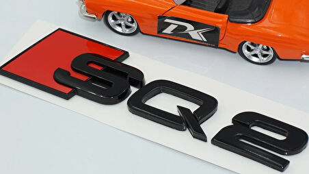 DK Tuning SQ2 Siyah ABS Bagaj Logo Arma Audi İle Uyumlu