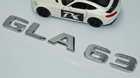 DK Tuning GLA63 Bagaj Krom ABS 3M 3D Yazı Logo Benz İle Uyumlu
