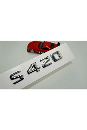 Benz S420 Bagaj Krom Metal 3m 3d Yazı Logo