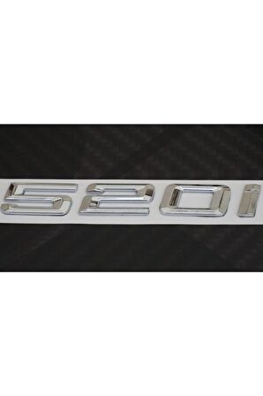 Bmw 520i Bagaj Krom Metal 3m 3d Yazı Logo