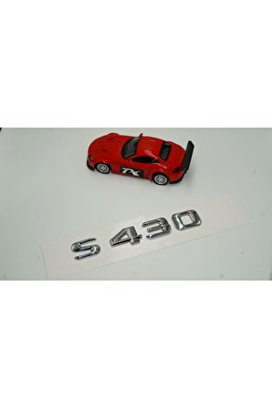 Benz S430 Bagaj Krom Metal 3m 3d Yazı Logo