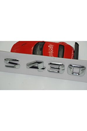 Benz S430 Bagaj Krom Metal 3m 3d Yazı Logo